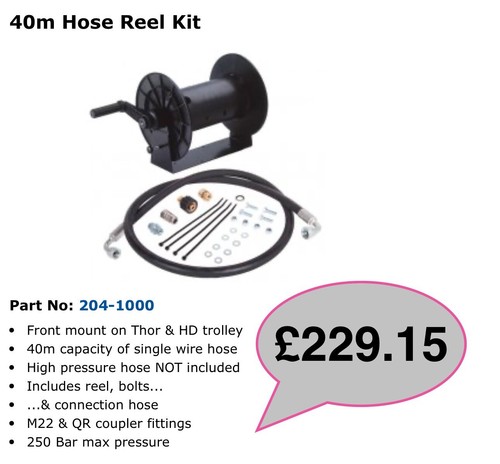 Pressure hose reel complete - pressure,