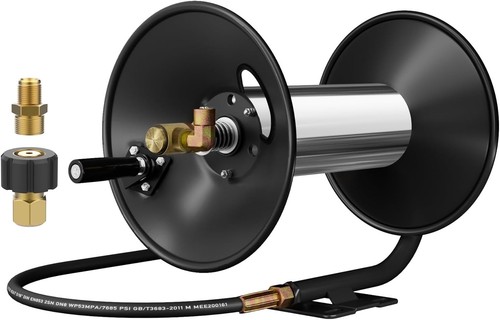 New pressure washer hose reel - hose,